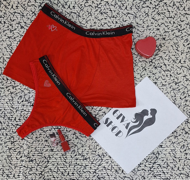 ست شورت کاپلی کد #1011 رنگ قرمز