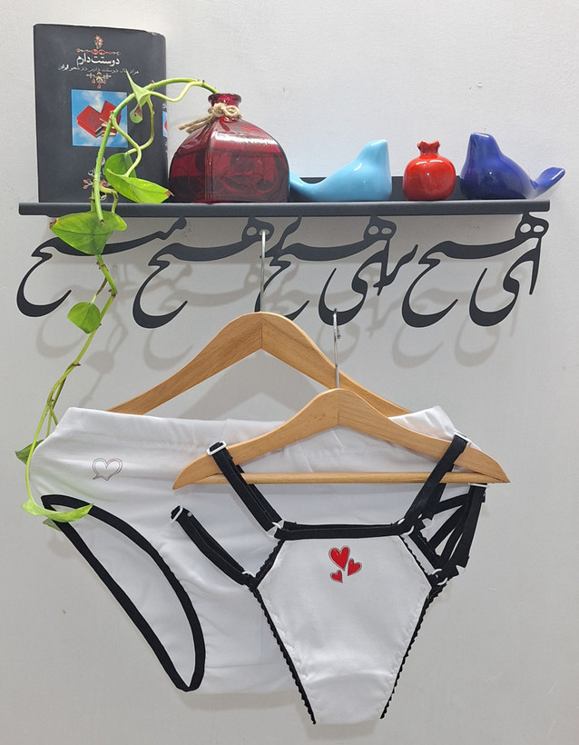 ست شورت کاپلی#کد 1013 سفید